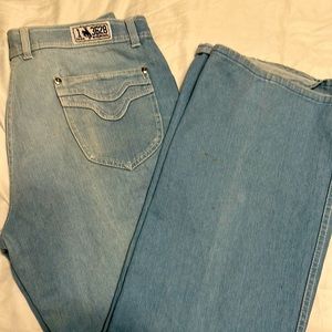 Vintage 70s Wyoming brand/JC Penney western style denim jeans.